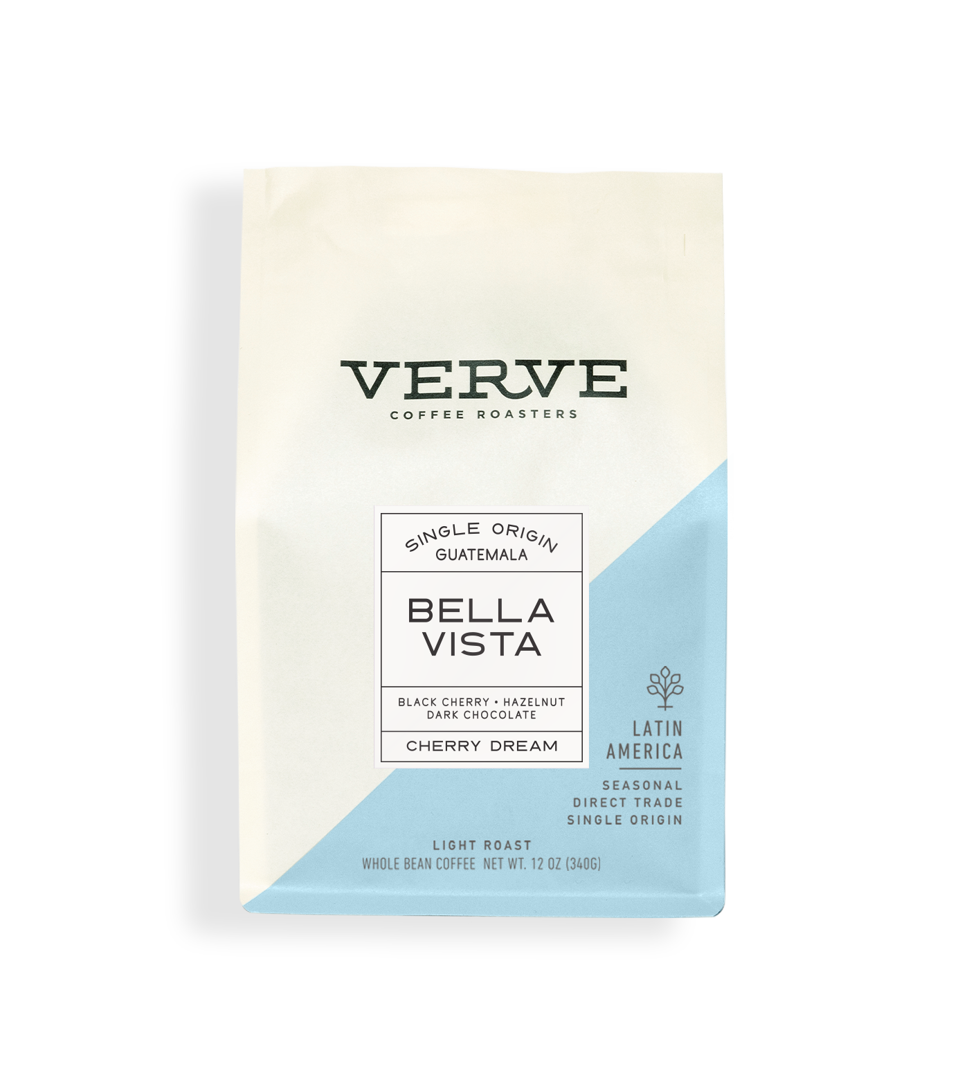 Verve Coffee Roasters - Bella Vista - Single Origin Guatemala - Notes: Black Cherry, Hazelnut, Dark Chocolate - Cherry Dream - Latin America - Seasonal - Direct Trade - Light Roast