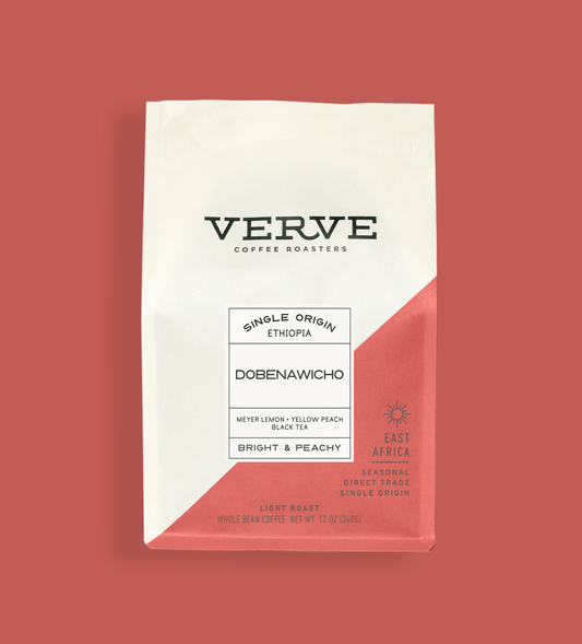 Verve Coffee Roasters - Dobenawicho - Single Origin Ethiopia - Notes: Meyer Lemon, Yellow Peach, Black Tea - Bright & Peachy - East Africa - Seasonal - Direct Trade - Light Roast