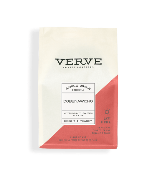 Verve Coffee Roasters - Dobenawicho - Single Origin Ethiopia - Notes: Meyer Lemon, Yellow Peach, Black Tea - Bright & Peachy - East Africa - Seasonal - Direct Trade - Light Roast