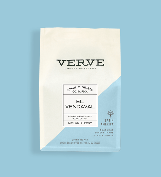 Verve Coffee Roasters - El Vendaval - Single Origin Costa Rica - Notes: Honeydew, Grapefruit, Blood Orange - Melon & Zest - Latin America - Seasonal - Direct Trade - Light Roast