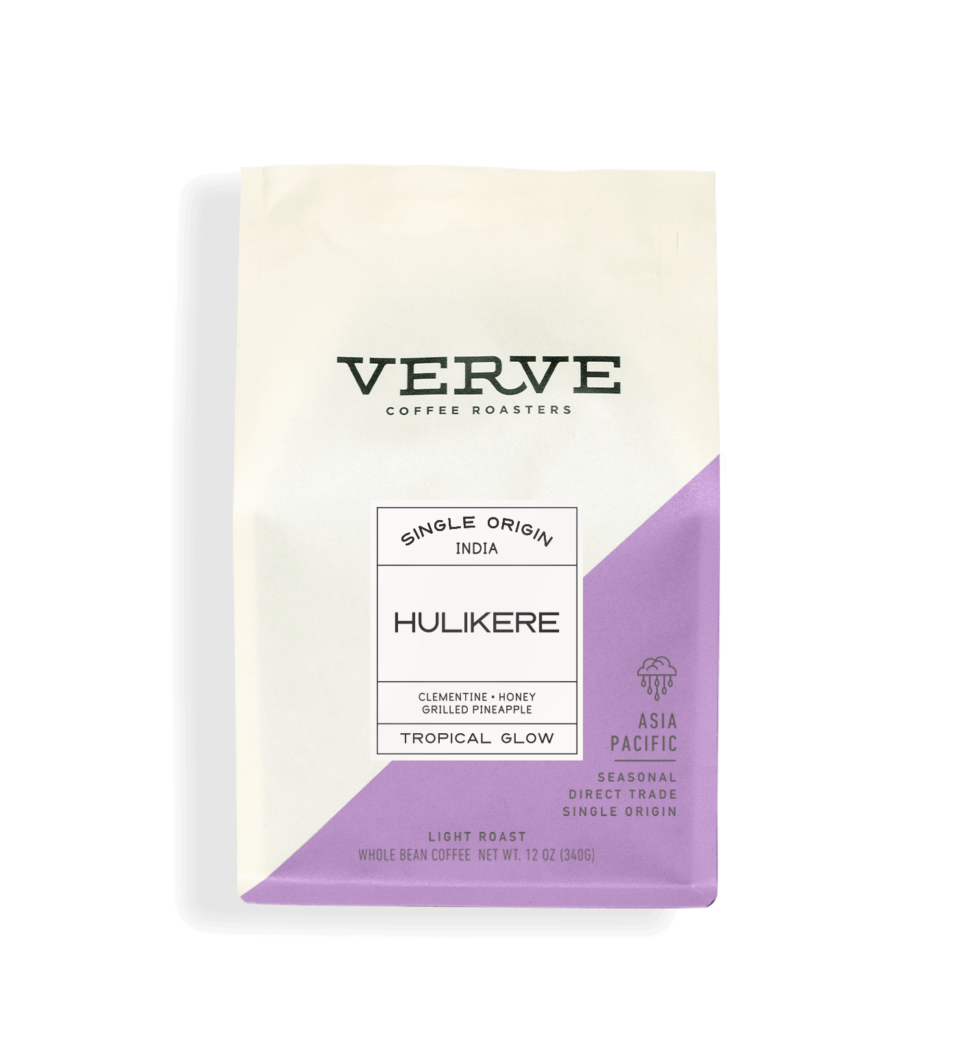 Verve Coffee Roasters - Hulikere - Single Origin India - Notes: Clementine, Honey, Grilled Pineapple - Tropical Glow - Asia Pacific - Seasonal - Direct Trade - Light Roast