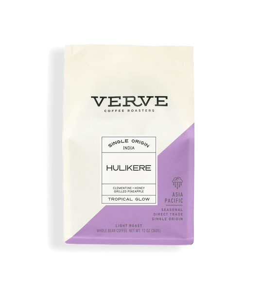 Verve Coffee Roasters - Hulikere - Single Origin India - Notes: Clementine, Honey, Grilled Pineapple - Tropical Glow - Asia Pacific - Seasonal - Direct Trade - Light Roast