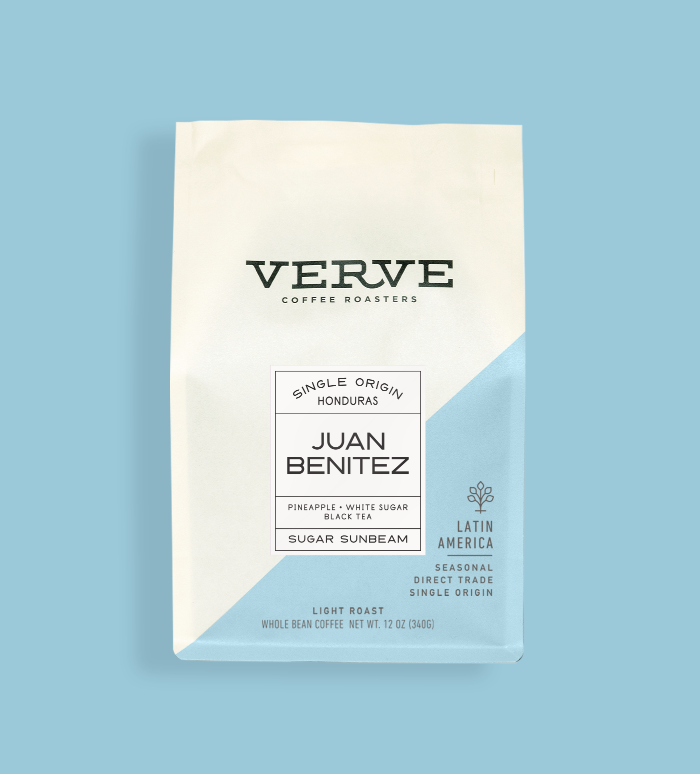 Verve Coffee Roasters - Juan Benitez - Single Origin Honduras - Notes: Pineapple, White Sugar, Black Tea - Sugar Sunbeam - Latin America - Seasonal - Direct Trade - Light Roast