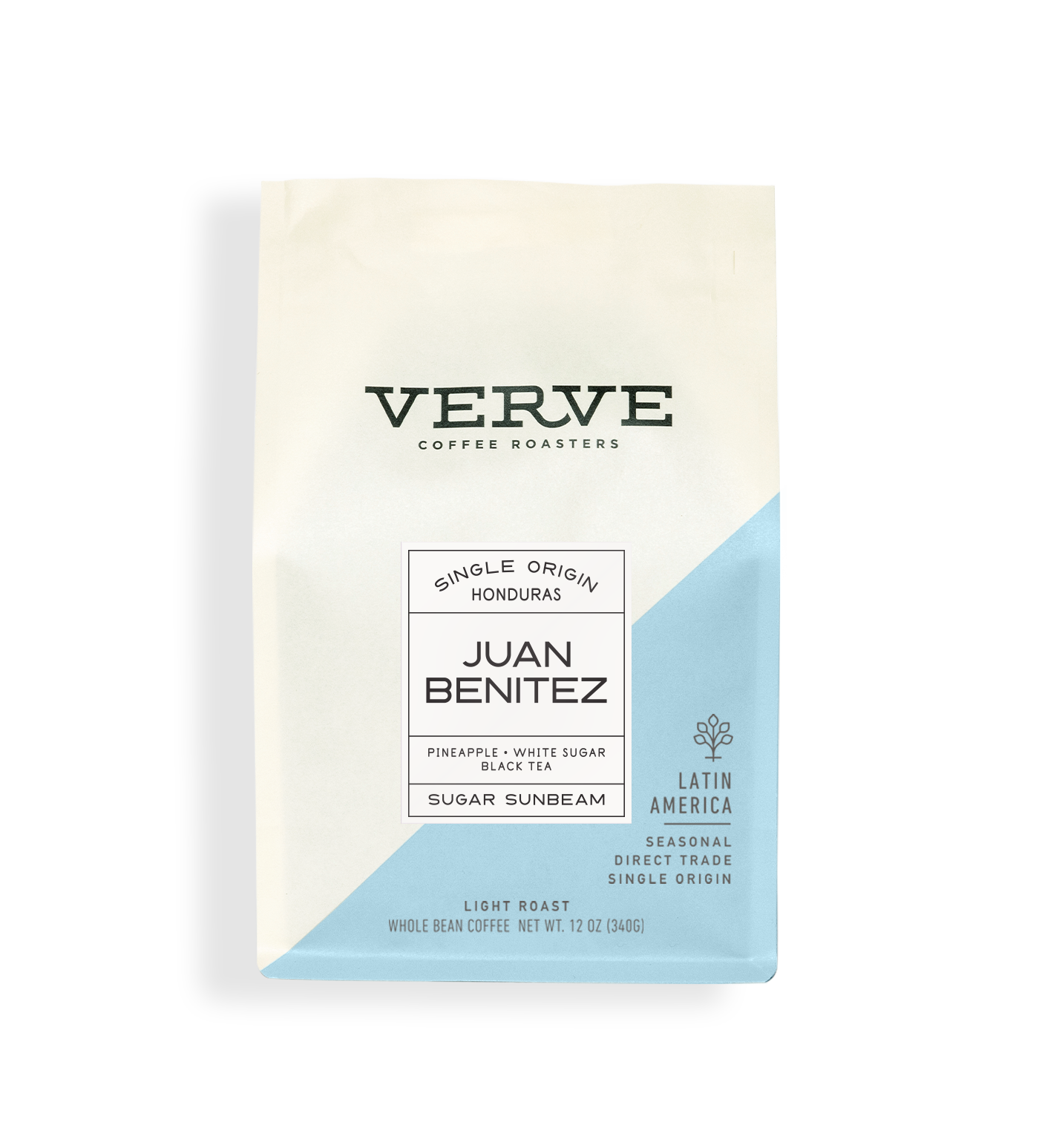 Verve Coffee Roasters - Juan Benitez - Single Origin Honduras - Notes: Pineapple, White Sugar, Black Tea - Sugar Sunbeam - Latin America - Seasonal - Direct Trade - Light Roast