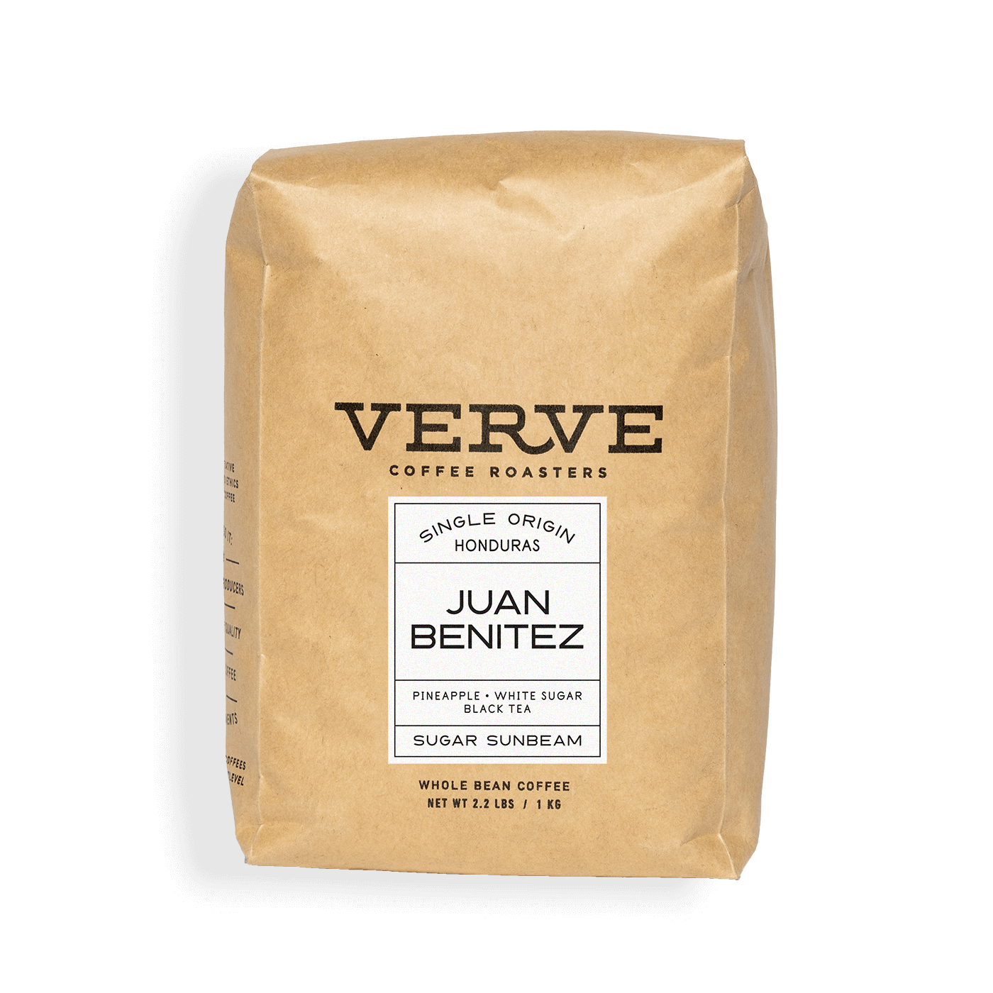 Verve Coffee Roasters - Juan Benitez - Single Origin Honduras - Notes: Pineapple, White Sugar, Black Tea - Sugar Sunbeam - Whole Bean Coffee - 2.2 lbs / 1 kg 