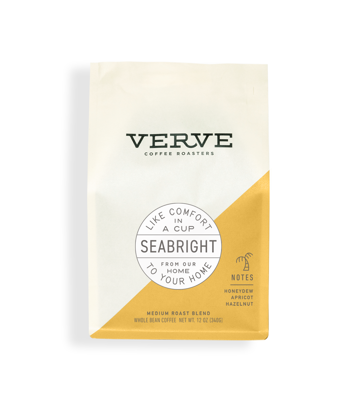 Verve Coffee Roasters - Seabright - Like comfort in a cup - From our home to your home - Notes: Honeydew, Apricot, Hazelnut - Medium Roast