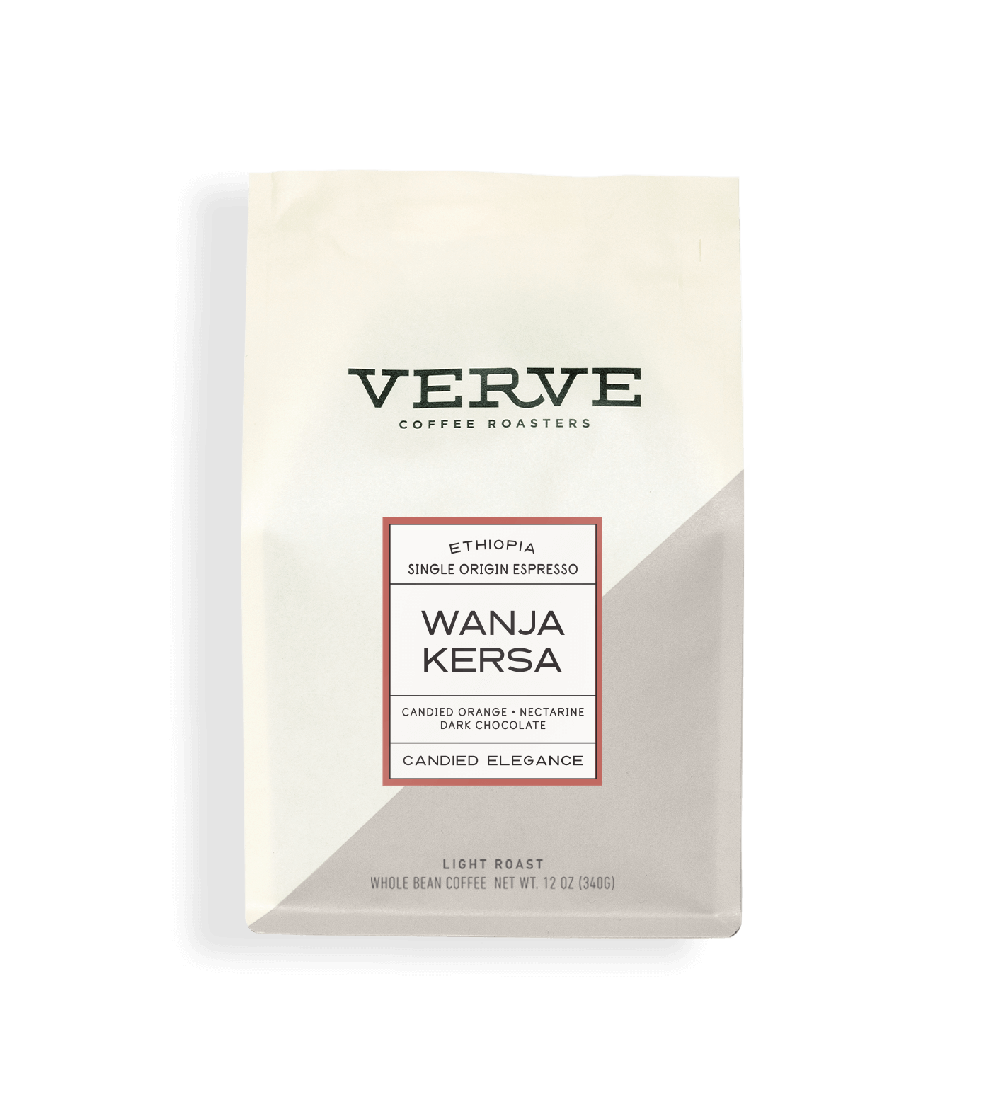 Verve Coffee Roasters - Wanja Kersa - Ethiopia ingle Origin Espresso - Notes: Candied Orange, Nectarine, Dark Chocolate - Candied Elegance - Light Roast