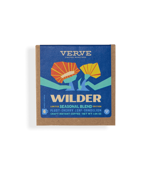 Verve Coffee Roasters - Wilder Craft Instant Coffee - Limited Edition - Seasonal Blend - Notes: Pluot, Cherry Leaf, Dandelion - 6 Servings