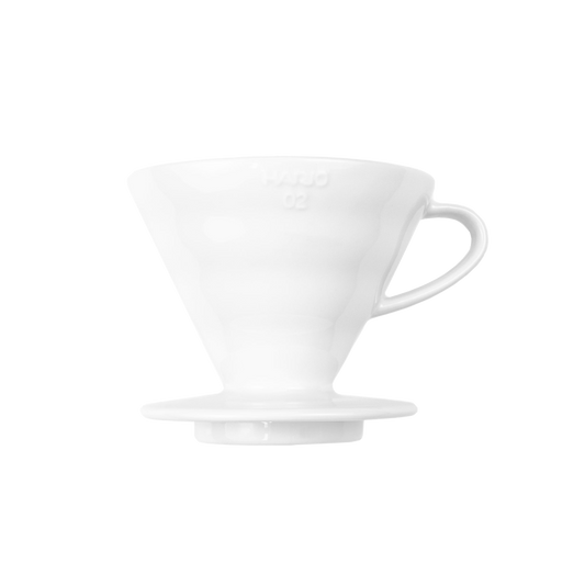 Hario V60 Ceramic Coffee Dripper - White